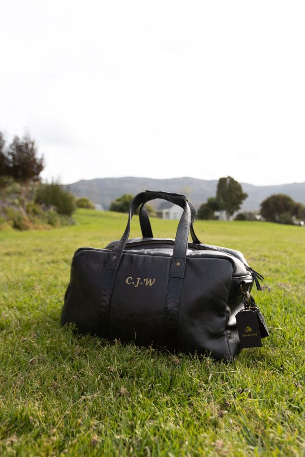 Black on black ostrich shin leather - Image 4