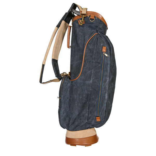 Navy Waxed Canvas