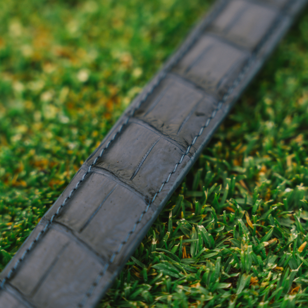 Navy Croc Belt - Image 2