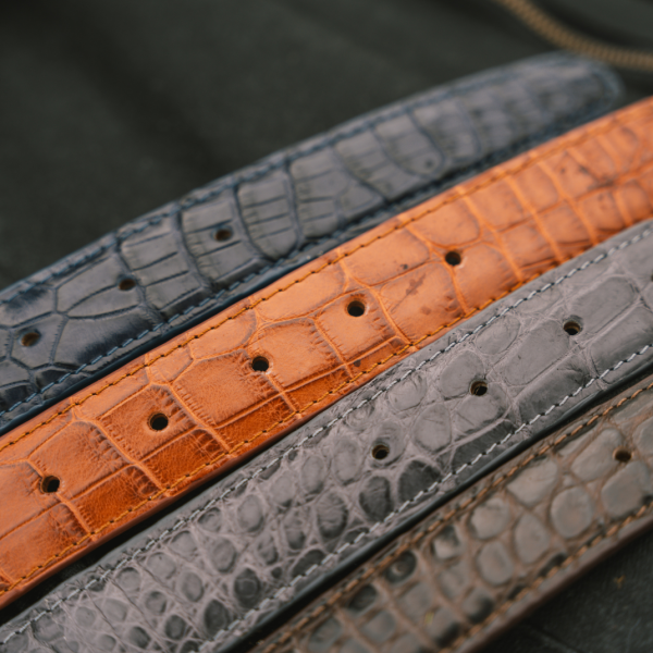 Dark Brown Croc Belt - Image 4