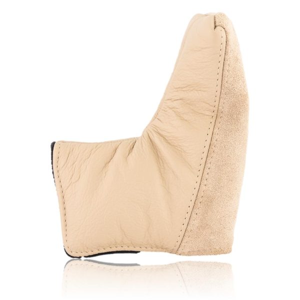 Cream and suede blade