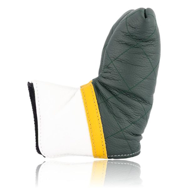Green, gold and white blade